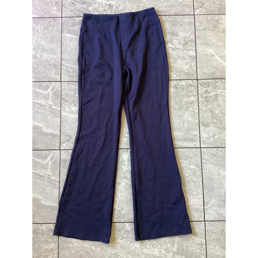 Halara Navy Blue High Waisted Flare Pants Petite Small 817995